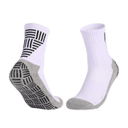 Thick Towel Bottom Mid-calf Soccer Socks Non-slip Sweat-proof Athletic Socks