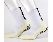 Thickened non-slip mid-length football socks