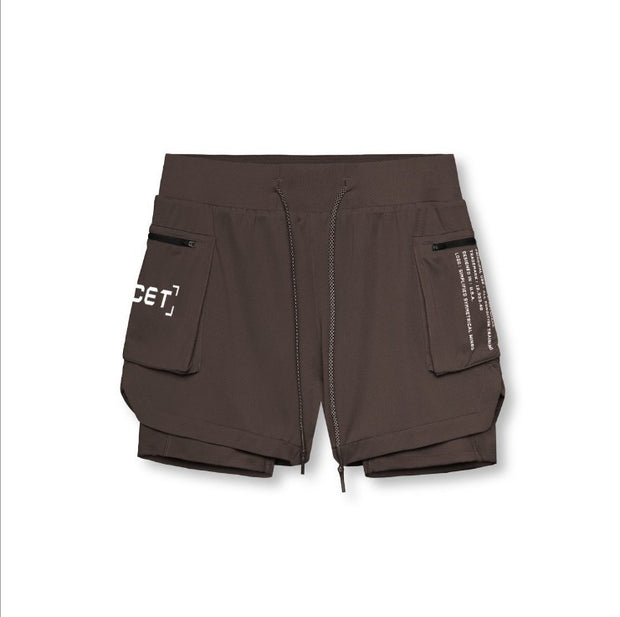 Breathable Double-Layer Sports Shorts