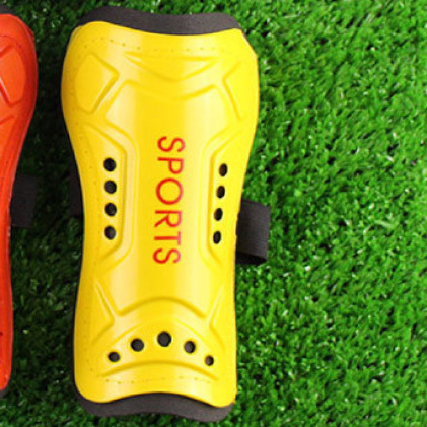 Football Convenient Solid Football Strap Shin Guard