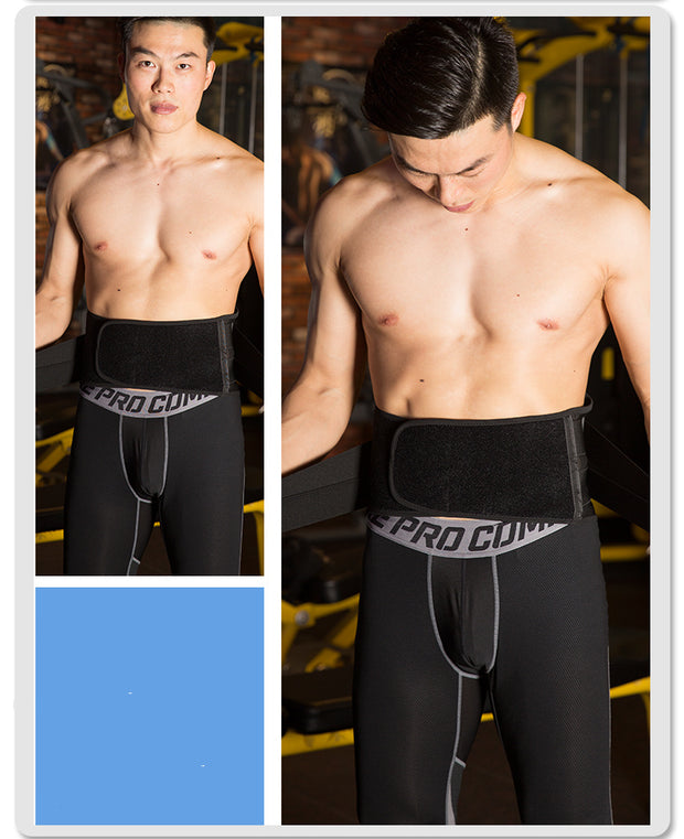 Fitness abdominal support belt